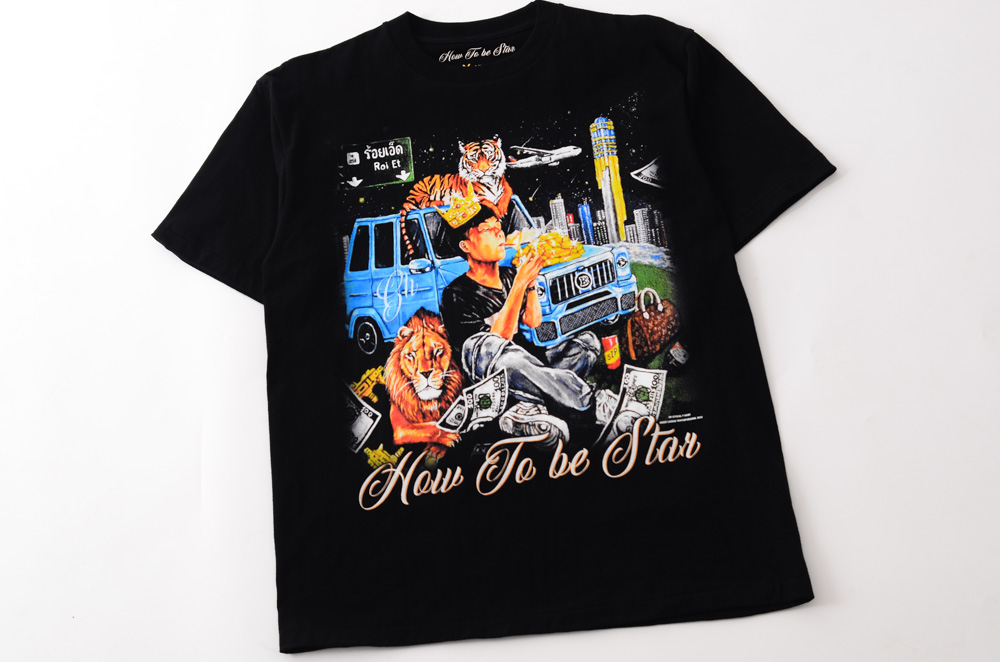 สกรีนเสื้อสำหรับร้านกาแฟ พร้อมโลโก้แบรนด์